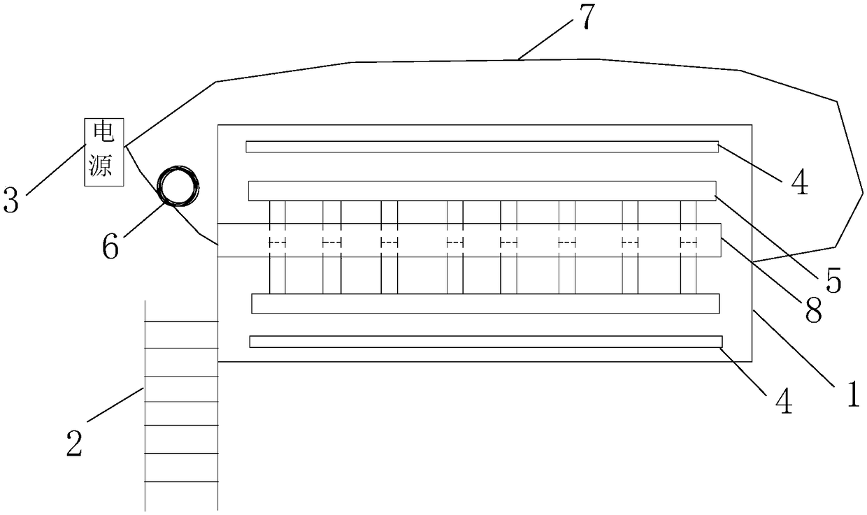 PCB electroplating device and using method