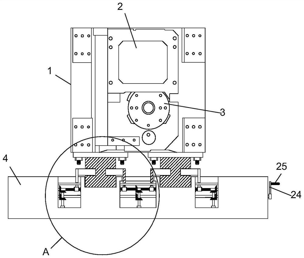 Spindle box of a precision numerical control machine tool