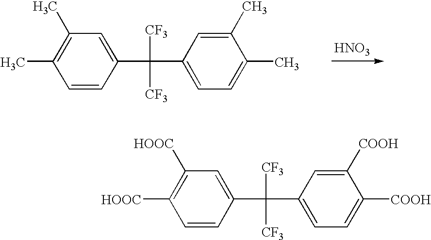 Process for making 2,2-bis (3,4-dicarboxyphenyl) hexafluoropropane
