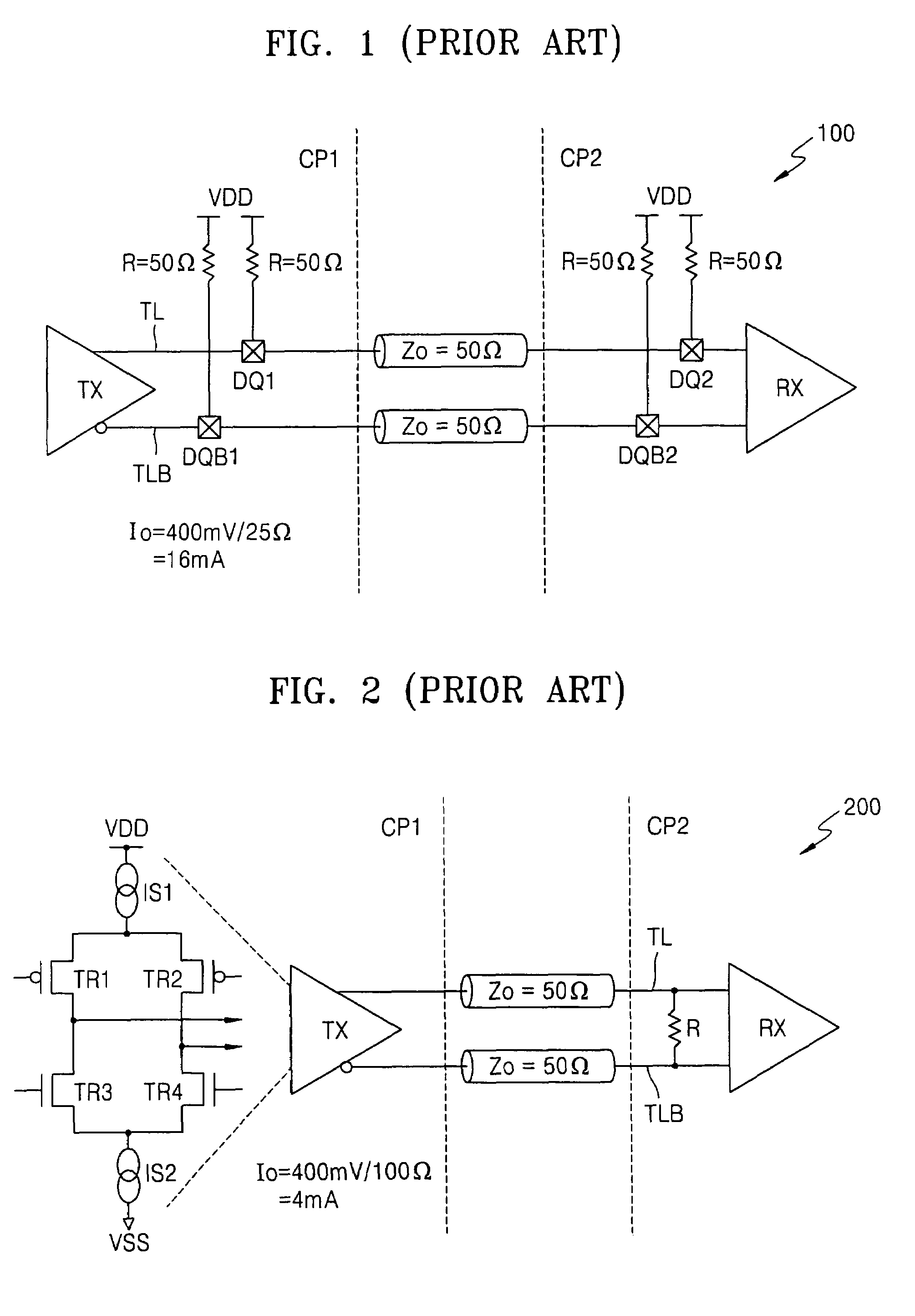 Low voltage differential signaling drivers including branches with series resistors