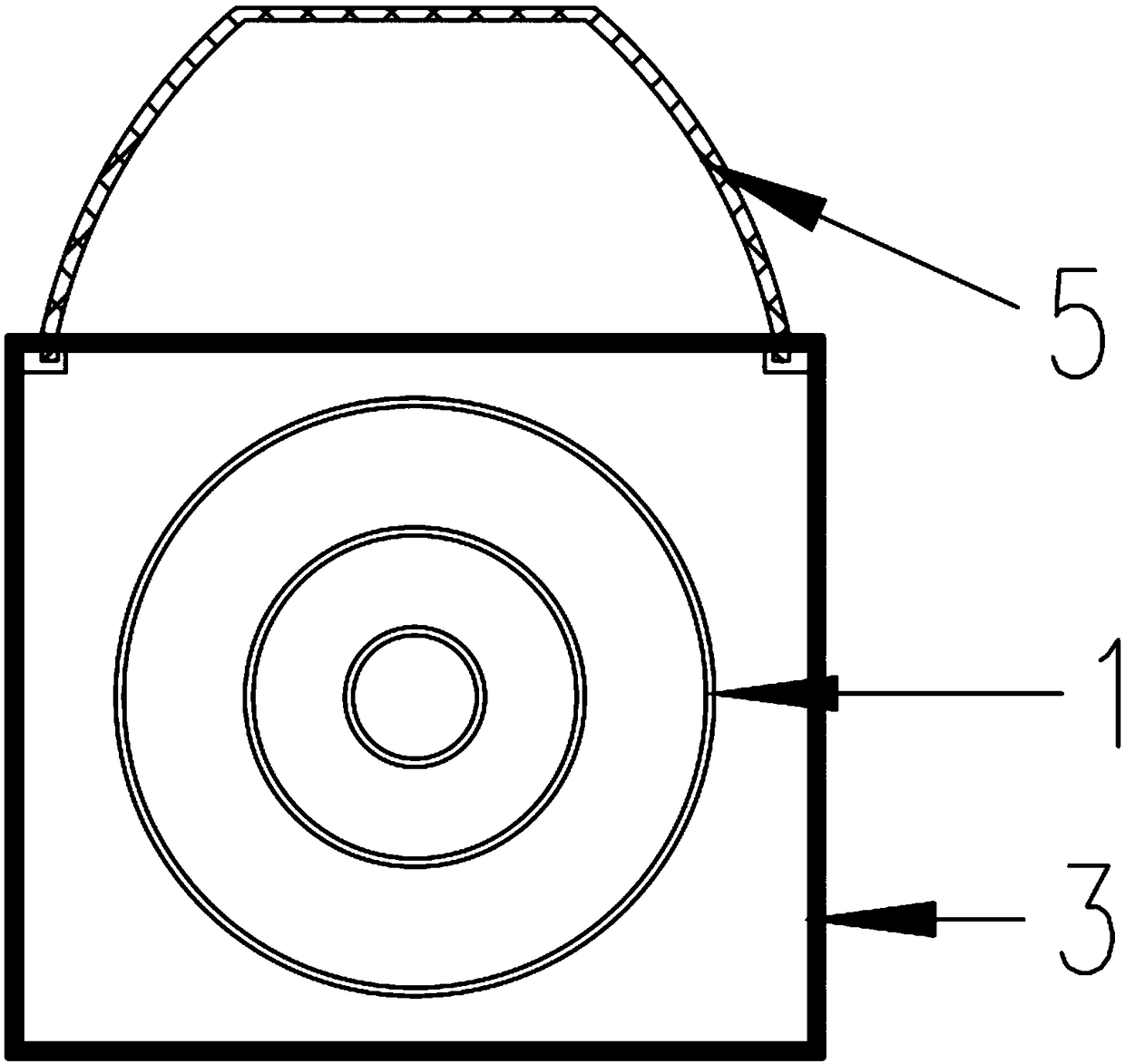 Directional explosion venting plate