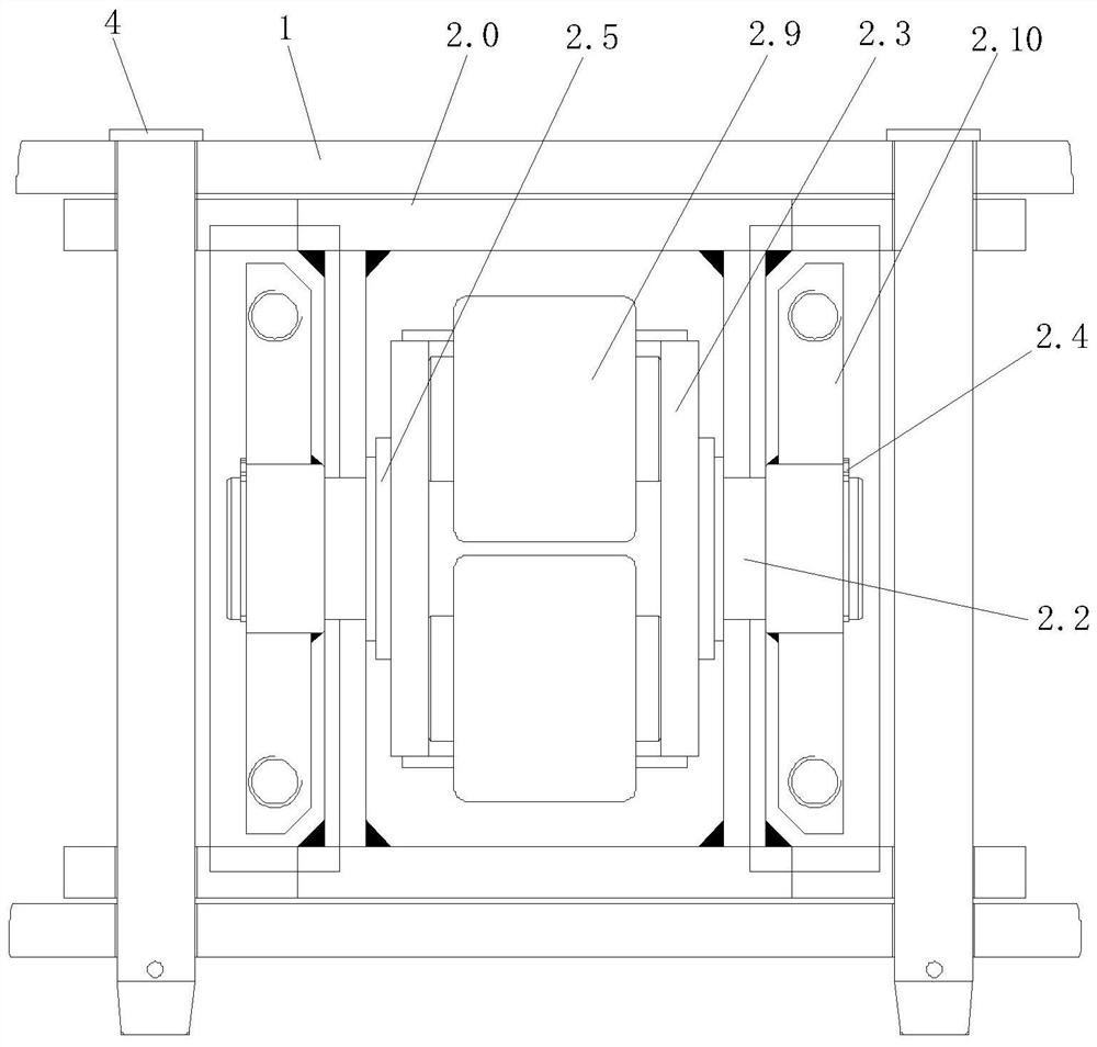 A column roller assembly mechanism for a heavy-duty lifting column window cleaning machine