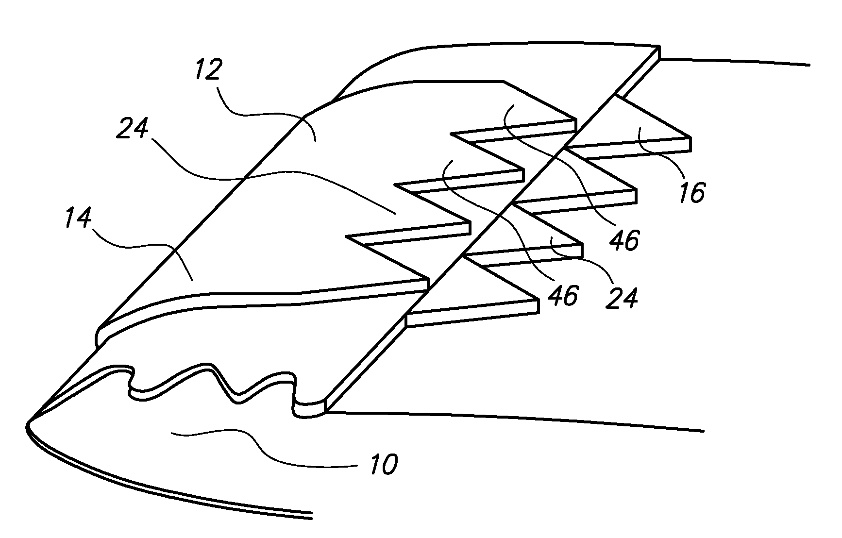 Application of conformal sub boundary layer vortex generators to a foil or aero/ hydrodynamic surface