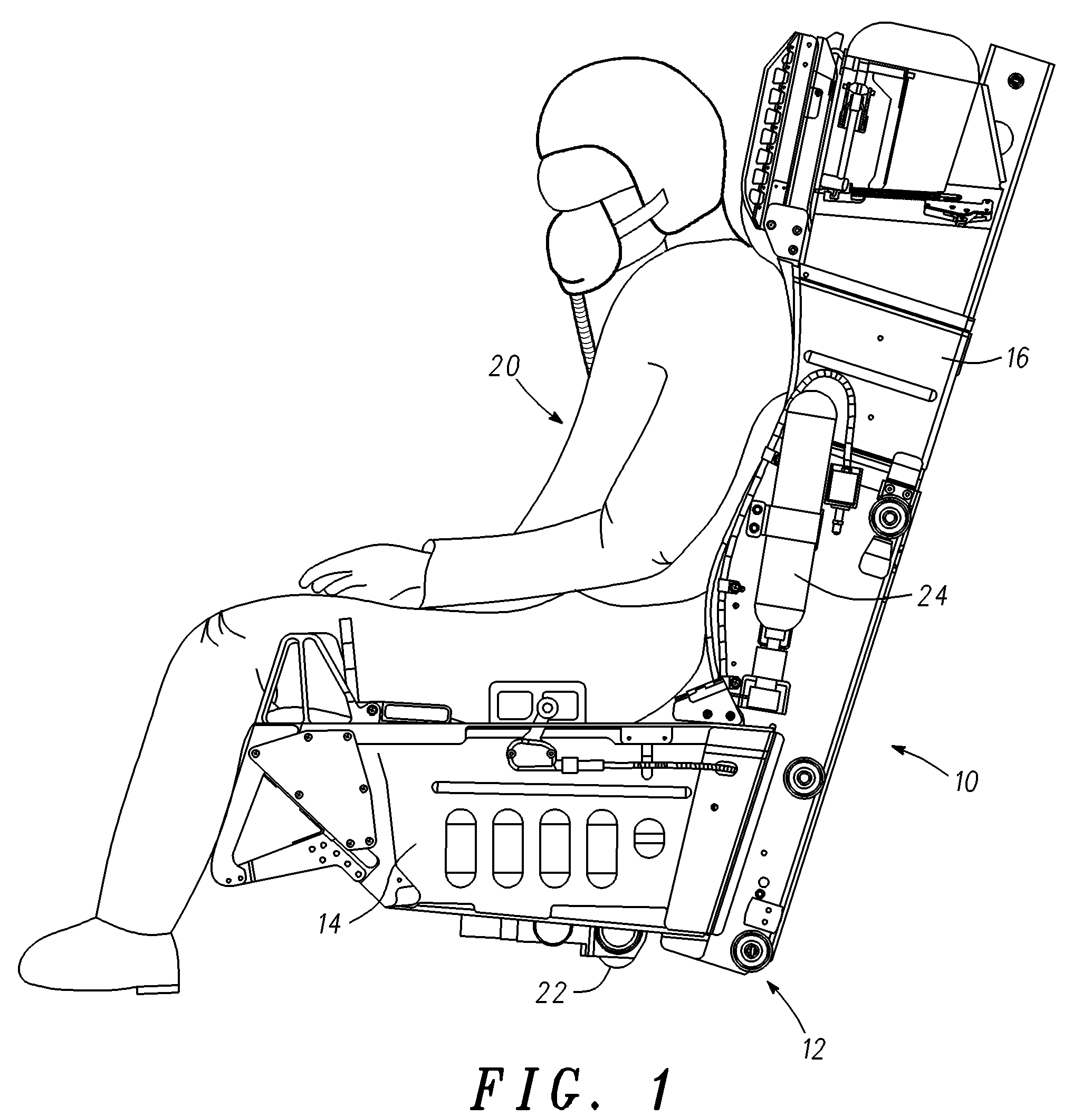 Aircraft ejection seat with movable headrest