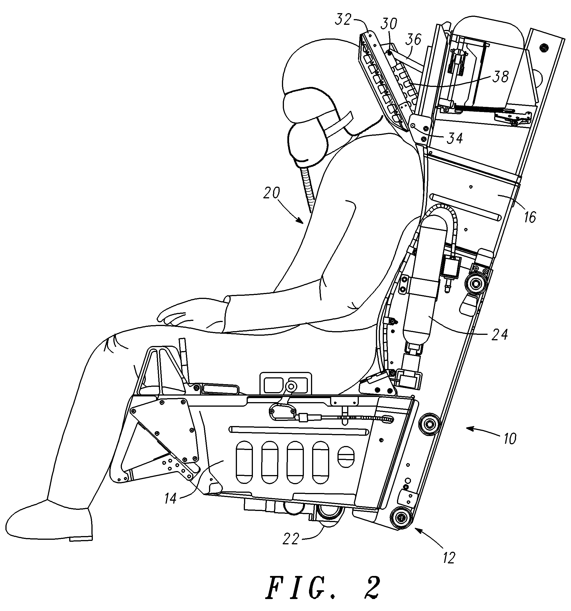 Aircraft ejection seat with movable headrest