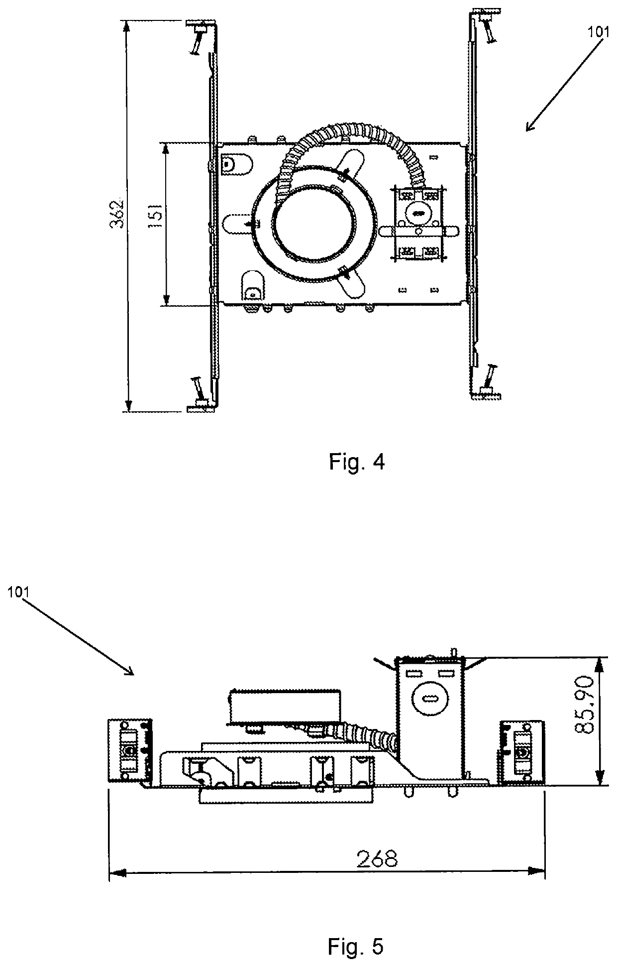 Lighting system with replaceable downlight