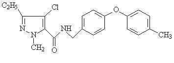 Pesticide composition containing Tolfenpyrad and Envidor