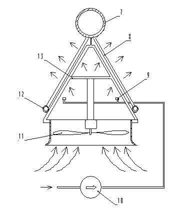 Optimization method of spraying humidification system of direct air condenser