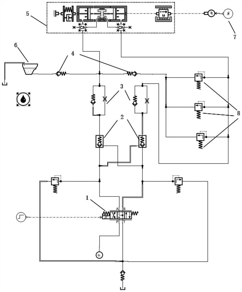 Ship lift anti-collision buffer hydraulic system buffer oil cylinder internal leakage fault diagnosis method