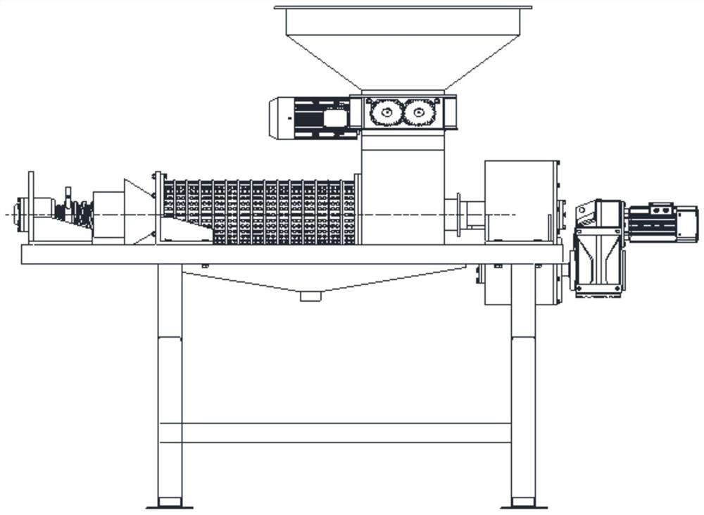 Multi-stage crushing intelligent treatment device and method for high-water-content slag-state solid waste