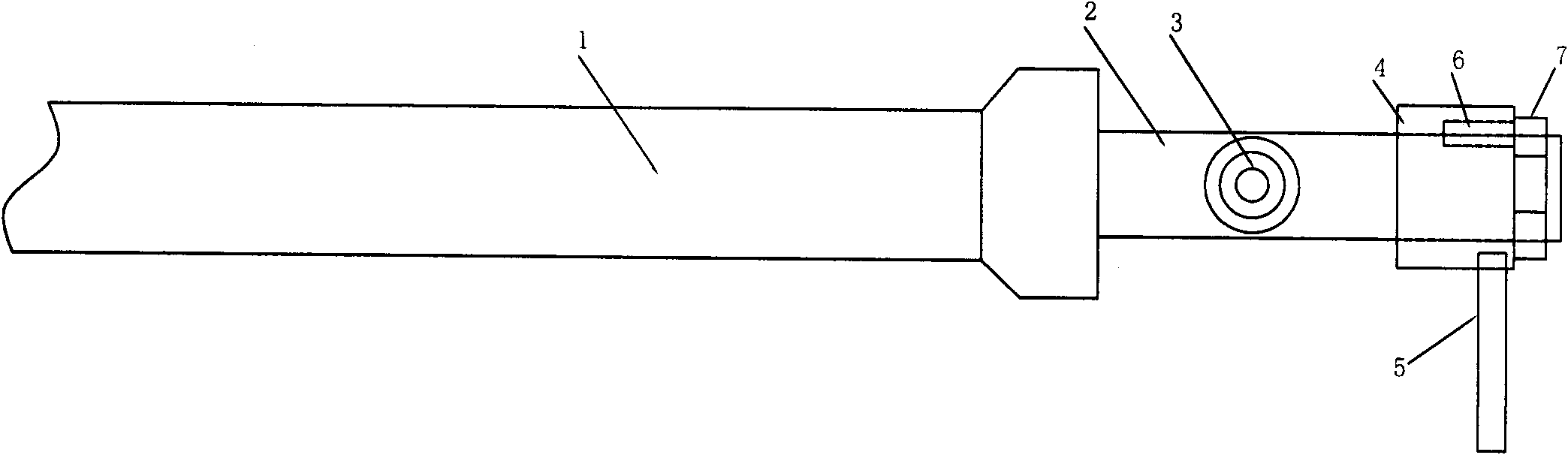 Shock absorption connecting mechanism for electromobile