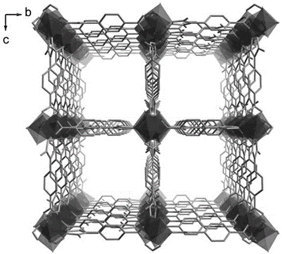 Coordination polymer porous material MAF-X8 and preparing method and application thereof