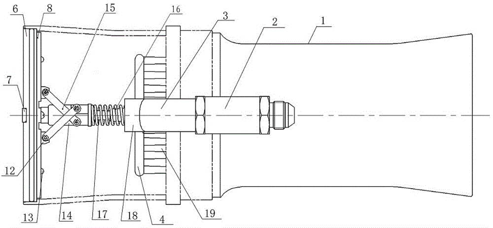 Ejector device and damper assembly thereof