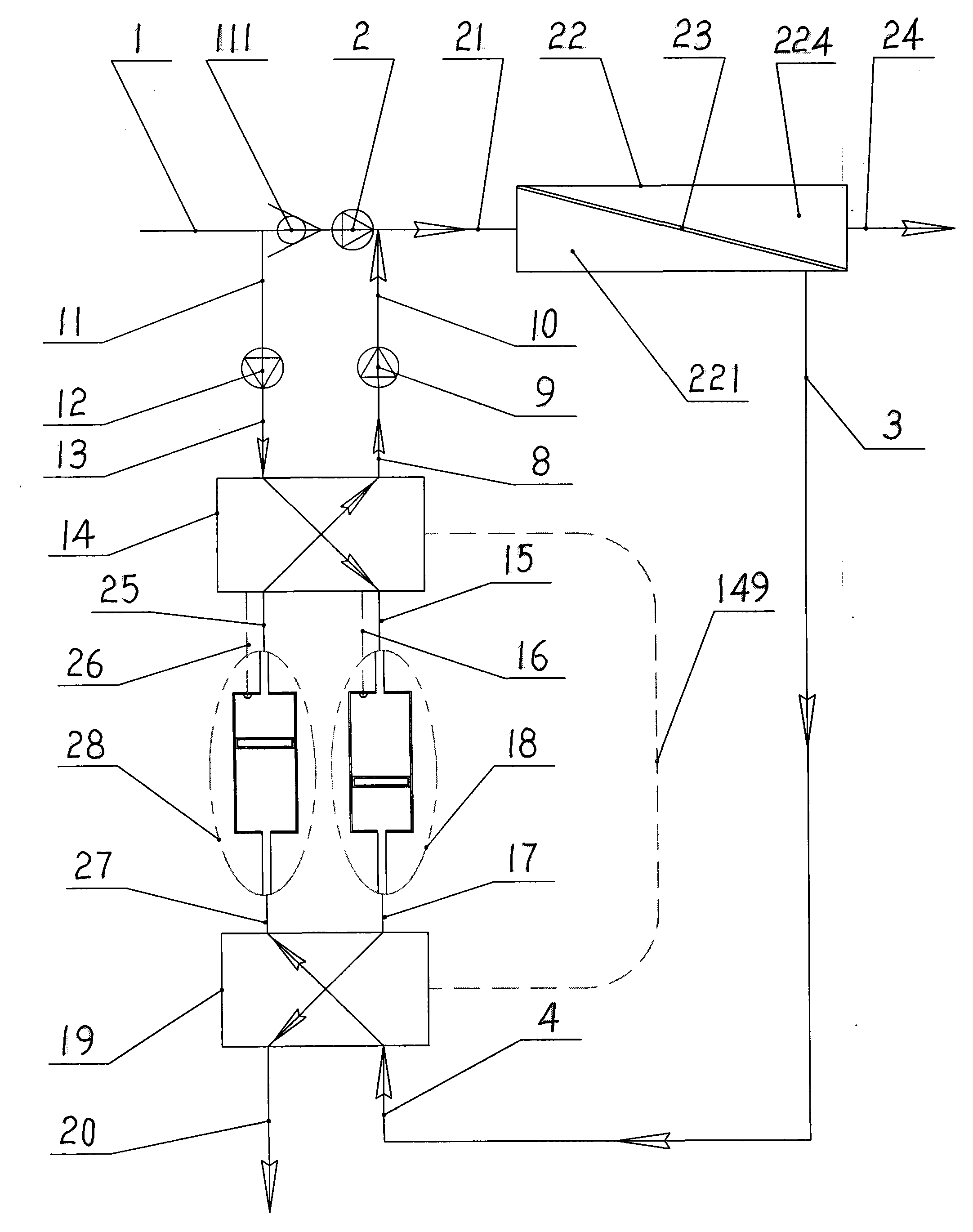 Energy transfer actuator of suspension piston