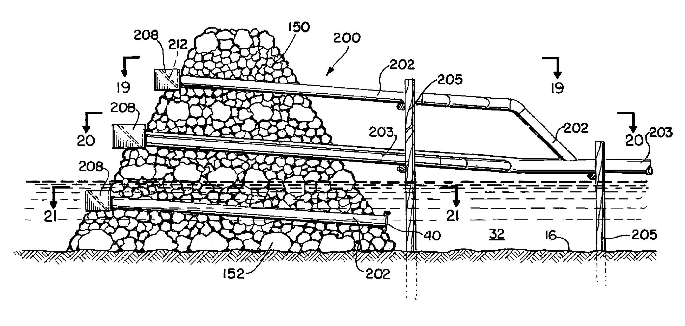Wave suppressor and sediment collection system