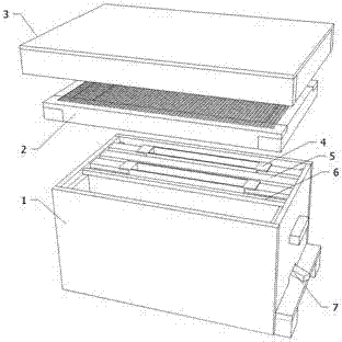 Method and equipment for pollinating net shed soybean hybrid seeds with microcommunity bees