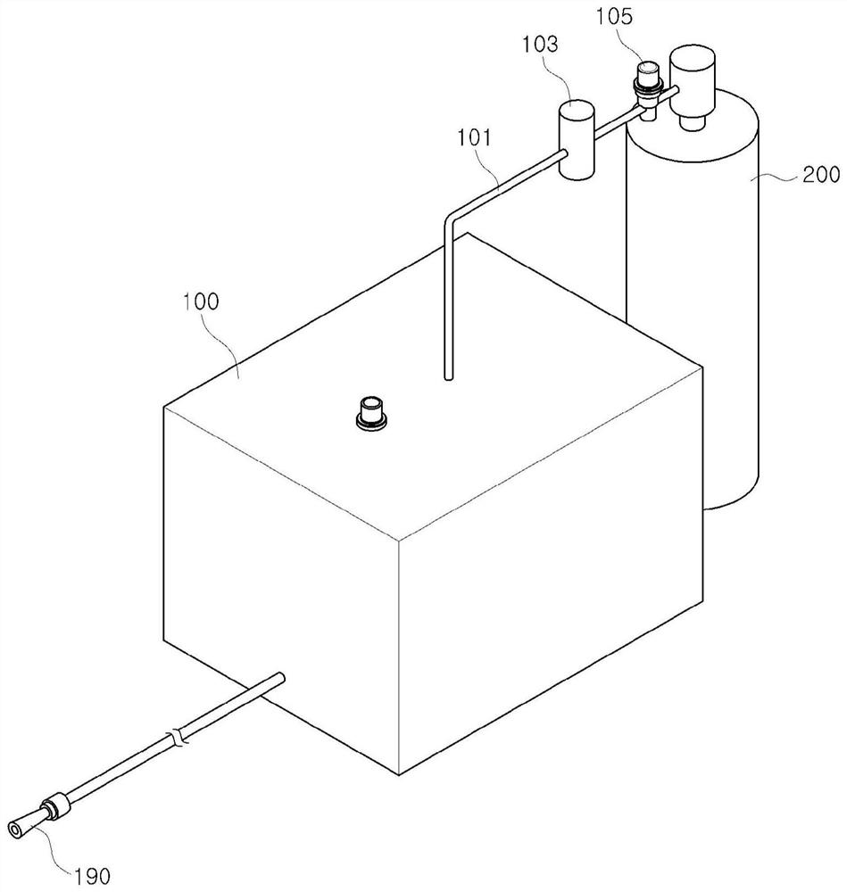 Dry ice generating and cleaning device