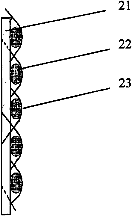 Conveyer belt taking warp-knitted bi-axial fabric as framework and manufacturing method thereof