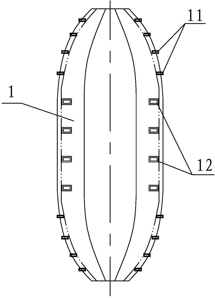 Insulated mounting method for top-surface floating check devices of A-type independent liquid cargo tank