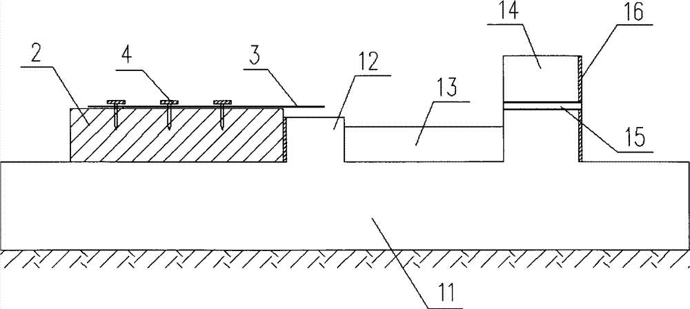 Anchorage performance detection testing apparatus and method for carbon fiber adhesion reinforcement