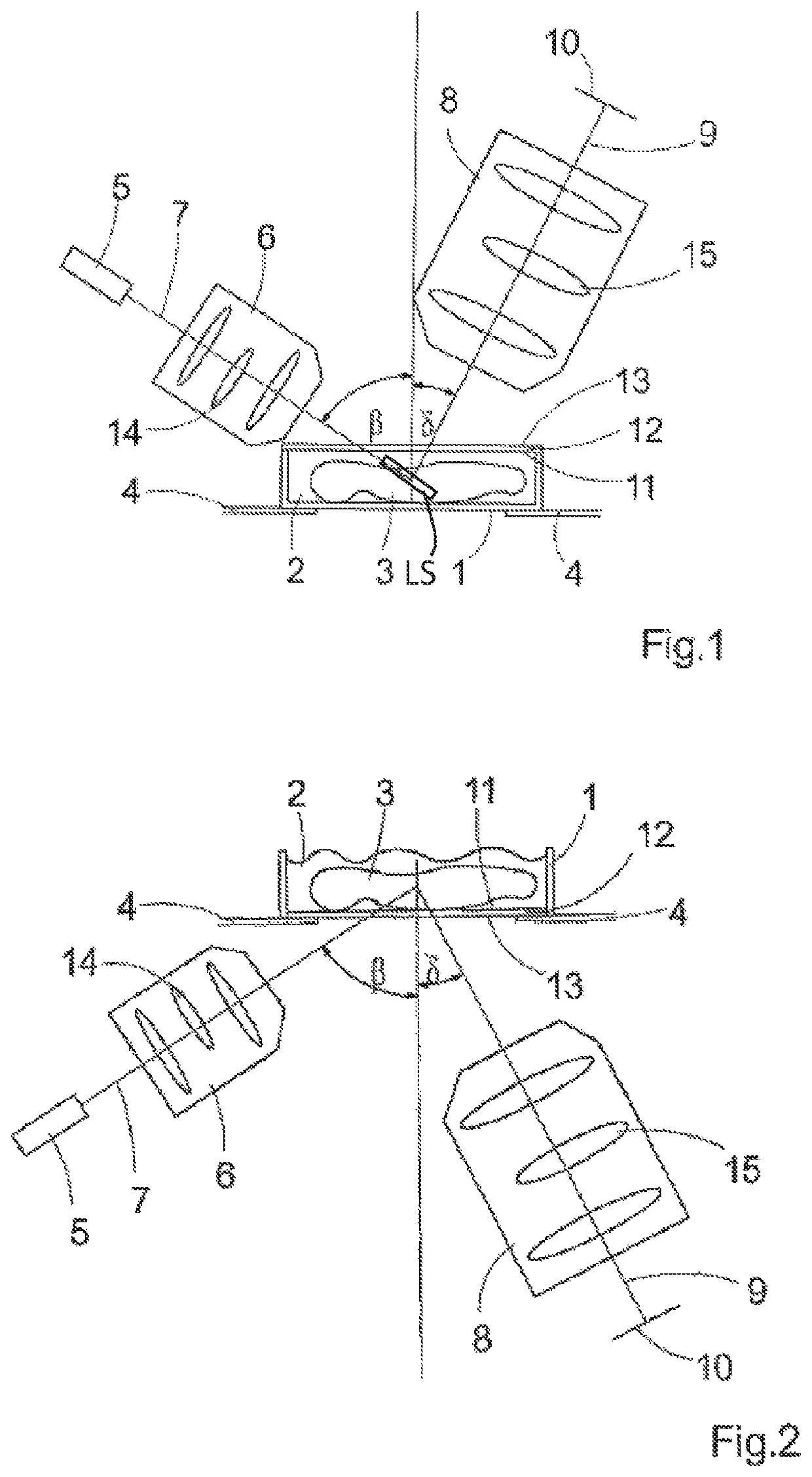 Assembly for light sheet microscopy