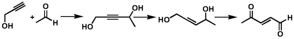 Synthesis method of trans-4-oxo-2-hexenal