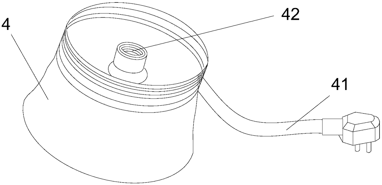 A portable socket electric heating insulation cup