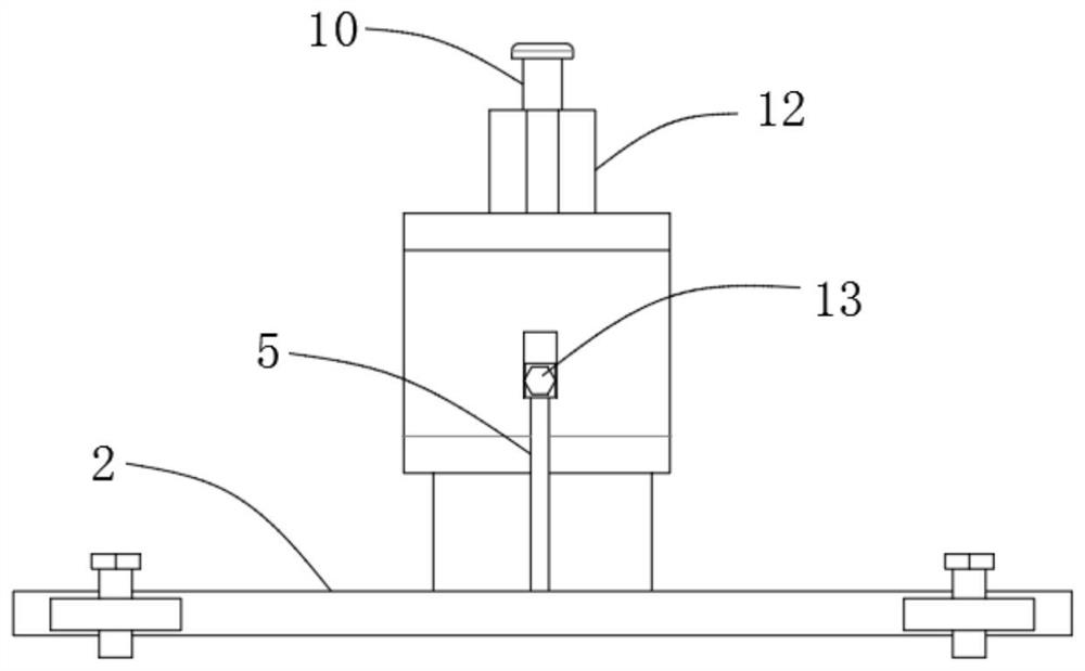 Assembly type water conveying pipeline positioning device