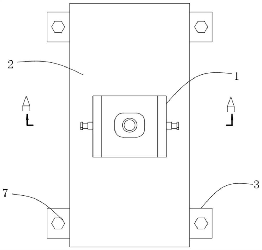 Assembly type water conveying pipeline positioning device