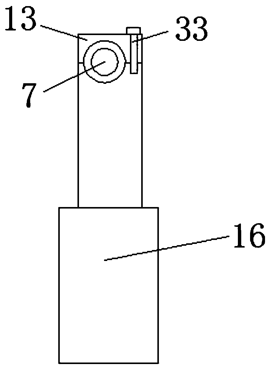 Cable supporting device with good stability for erecting power cables