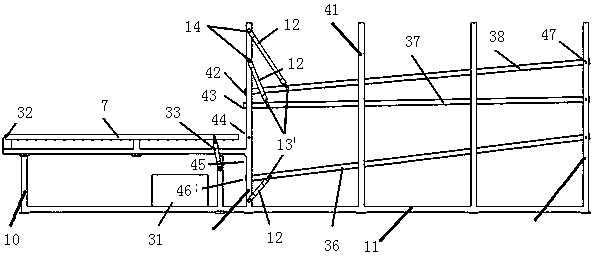 Three-layer production line for wall production