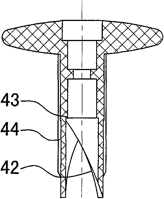 Pointer type safety valve