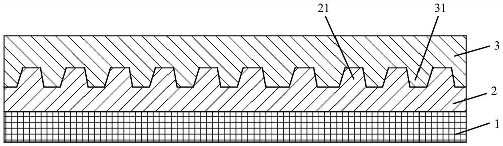 Film layer structure, touch panel and preparation method for film layer structure