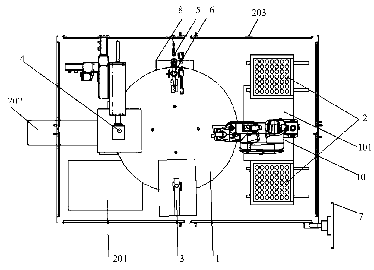 Automatic egg wall breaking special machine