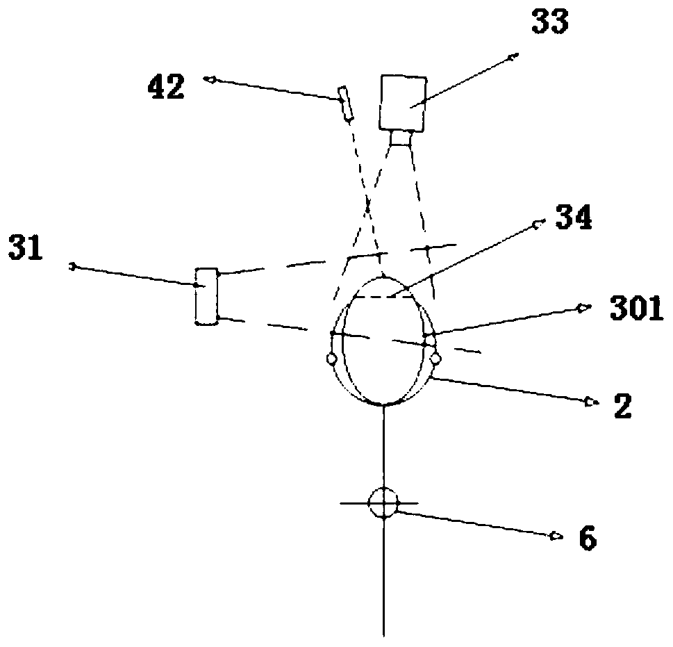 Automatic egg wall breaking special machine