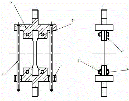 Special fixture for tensile testing of metal sheet or metal foil and method of use