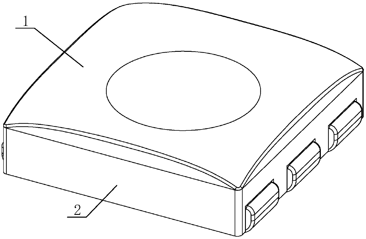 Polarizing support of SMD LED