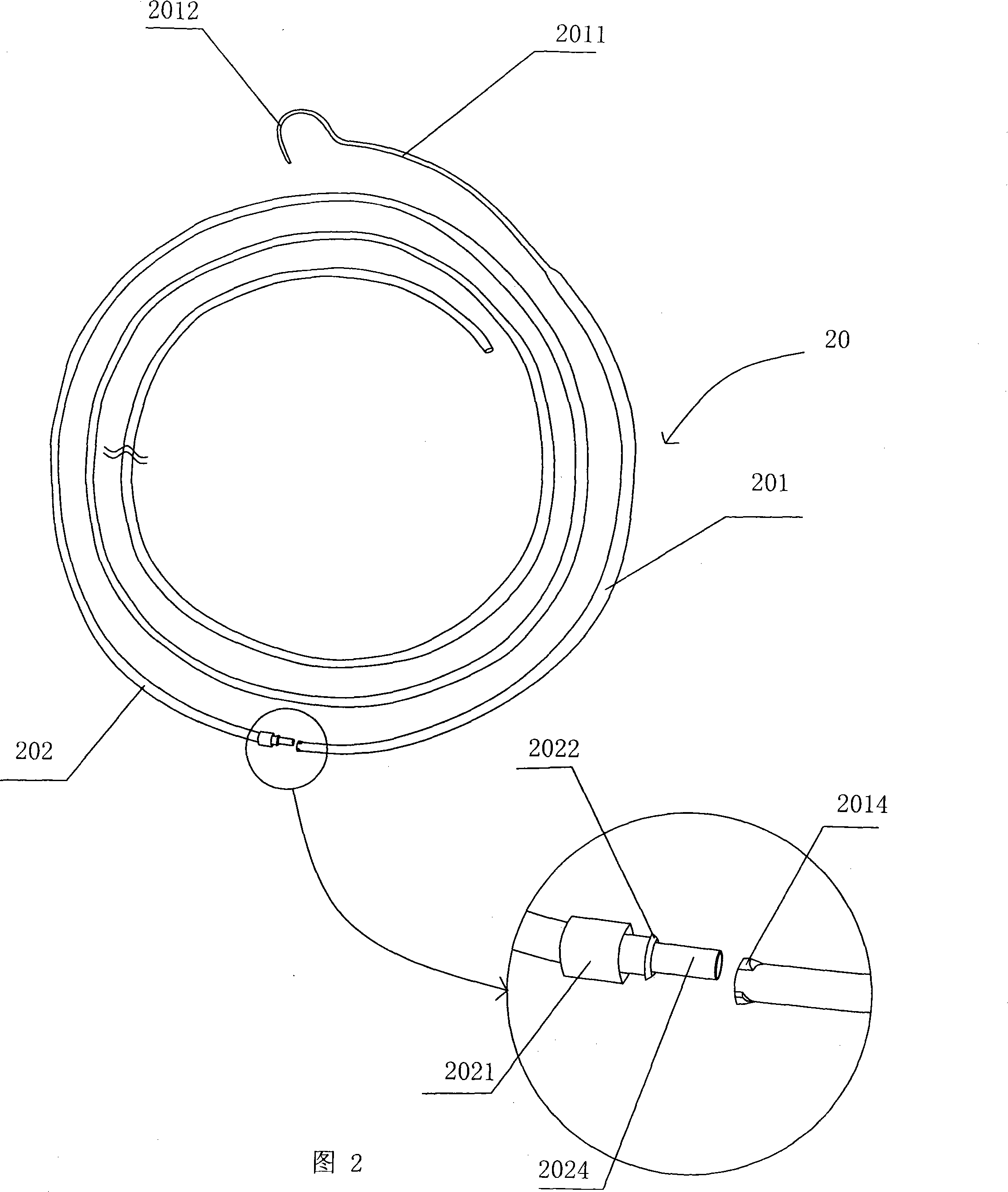 Lumbar anesthesia pipe and lumbar anesthesia device containing the same