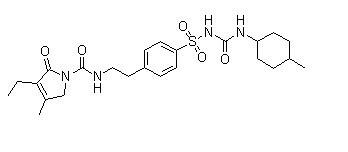 Glimepiride orally disintegrating medicine composition