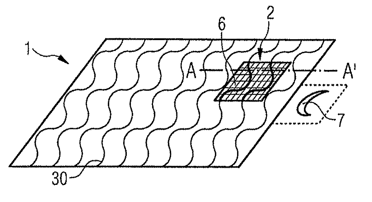 Card having embedded security element