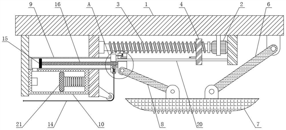 Automobile rapid braking auxiliary device for icy and snowy road surface