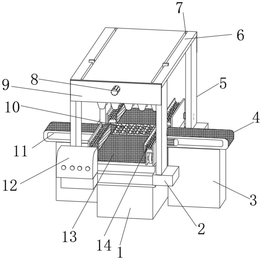 Rapid express parcel sorting device for electronic commerce