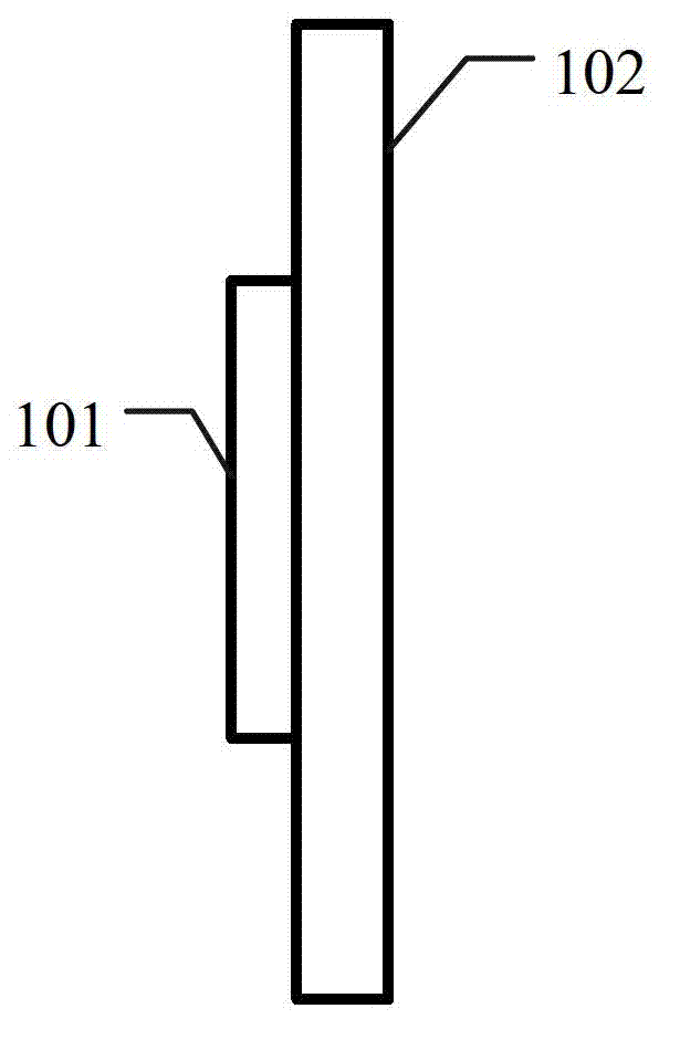 Touching strip and mobile terminal device