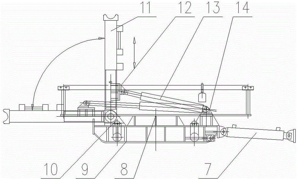 Self-moving belt tail