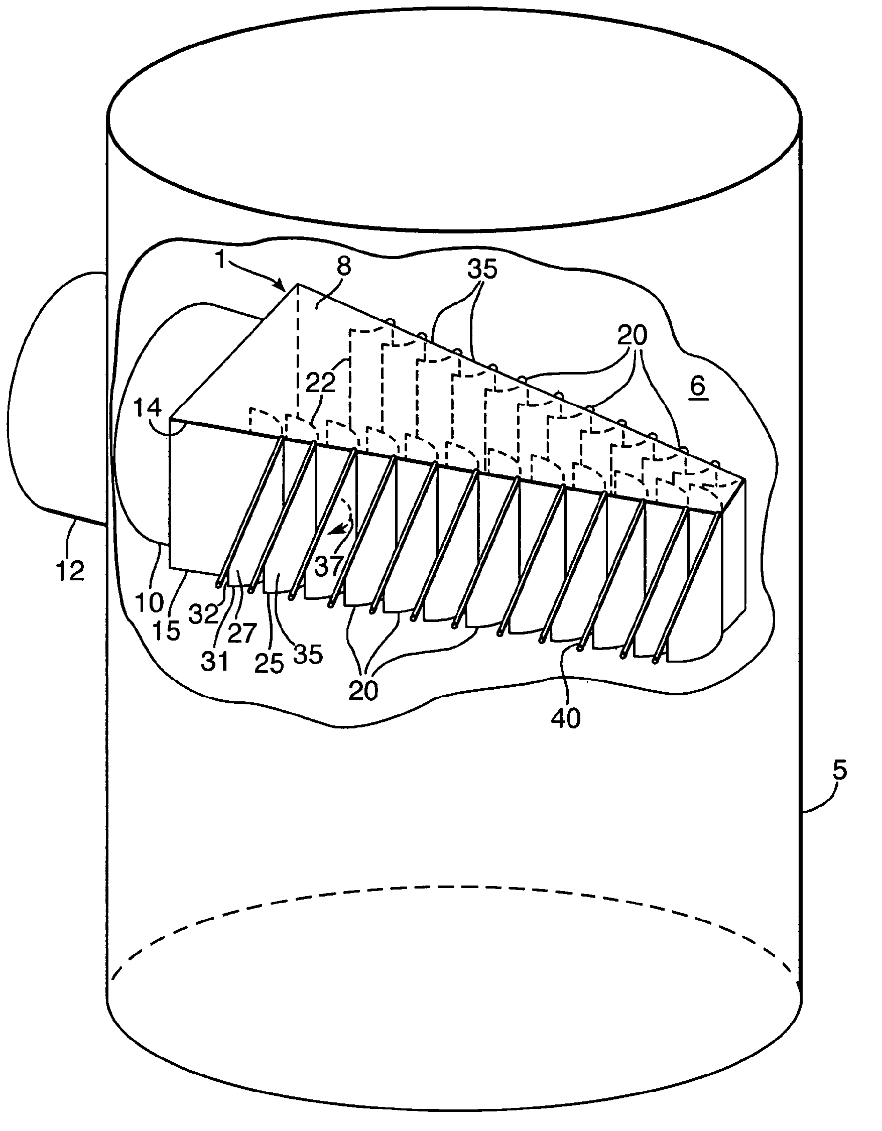 Fluid Inlet Device, Use, and Method of Retrofitting