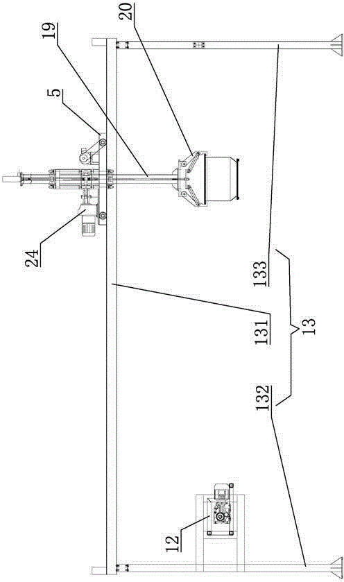 Tilting-type automatic coating machine and working method