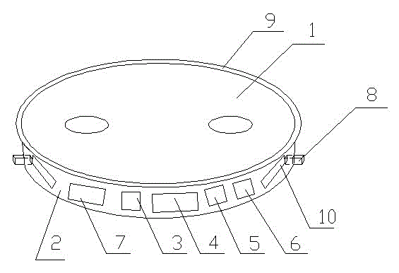 Burglar-proof manhole cover