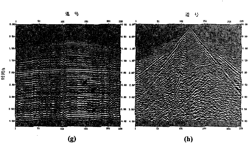Method for separating and denoising seismic wave field