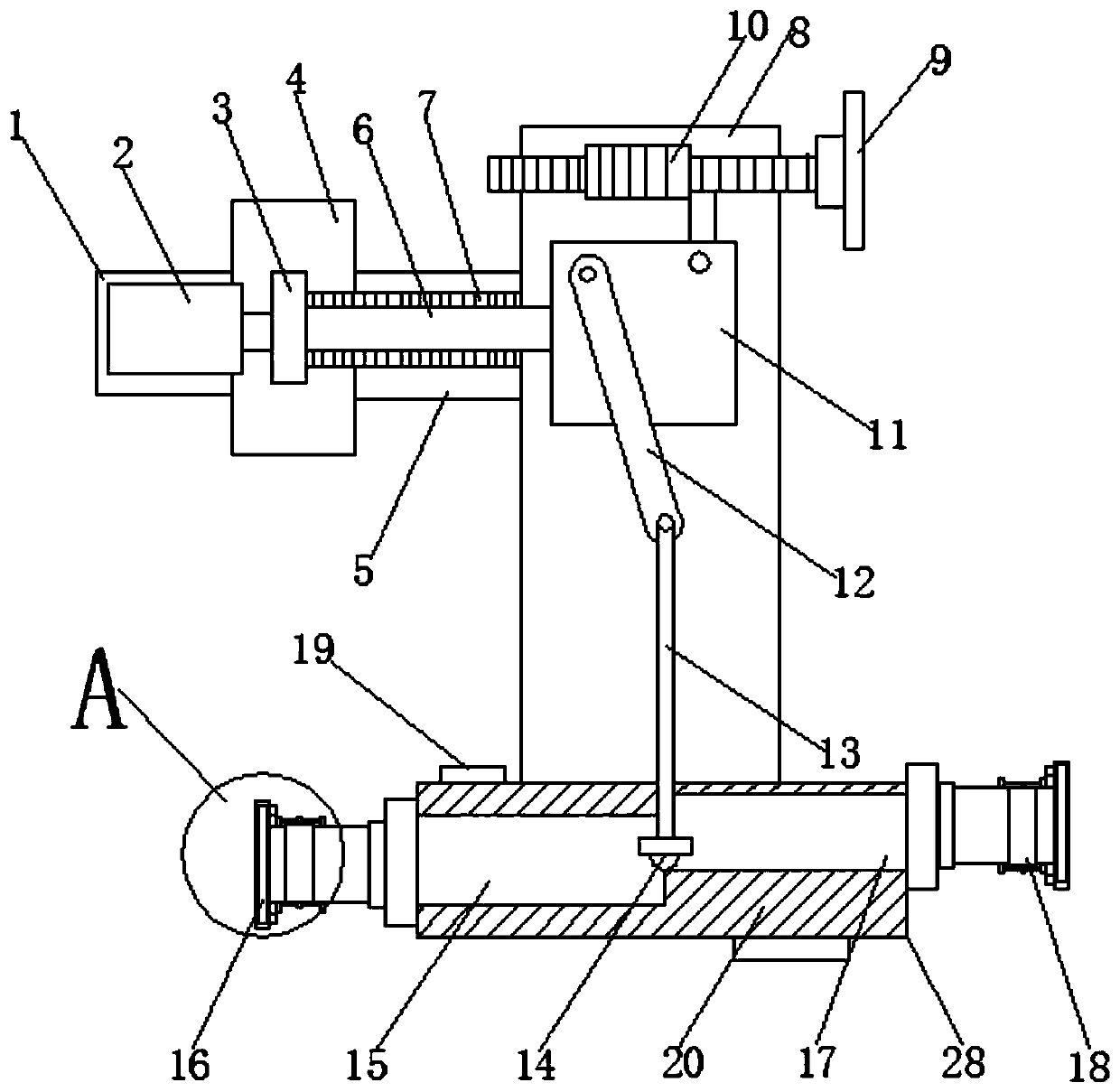 Valve executor with stable mounting structure