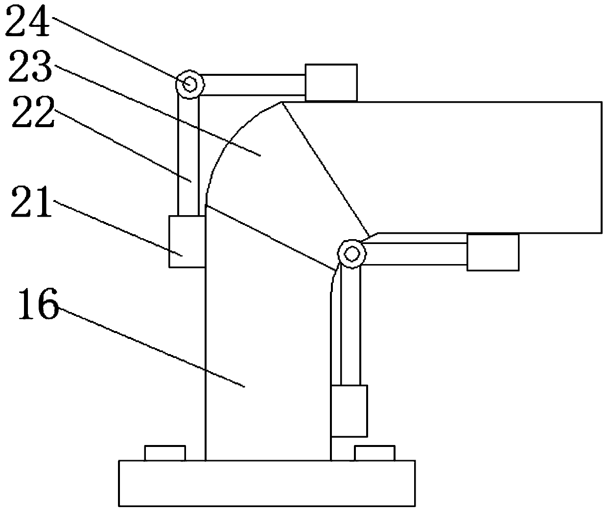 Valve executor with stable mounting structure